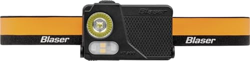 Blaser – HT300 | Stirnlampe | 300 Lumen & 50 m Reichweite | USB-Ladefunktion & Rot-/Gelblicht | kompakt & leicht