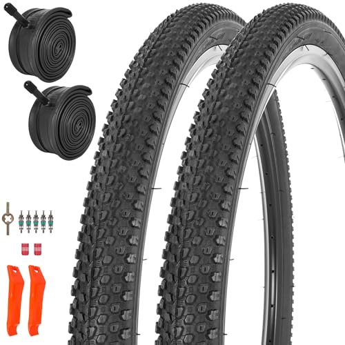 RUHUO 2-Pack 26 Zoll EIN Reifen Fürs Mountainbike, 26 x 2.125, Schwarz, 5.15 Pfund, Synthesekautschuk, Falten Sie Den Reifen Eines Fahrrads, CYCLING_TIRE