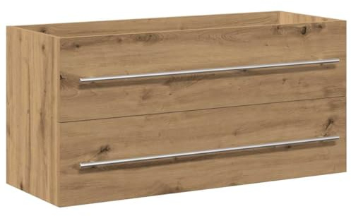 vidaXL Bathroom Sink Cabinet Artisan Oak 100x38.5x48 cm Engineered Wood