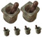 Toyvian 6piezas Miniatura Mortero y Mano De Mortero Decoraciones para Casa De Muñecas Accesorios De Cocina para Dioramas y Manualidades para Oficina y Decoración del Hogar