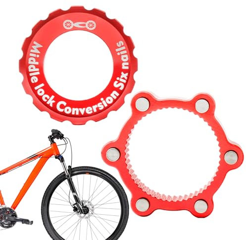 Adattatore Centerlock, Disco Freno Centerlock, Adattatore Disco 6 Fori per Quad Moto Bici Strada