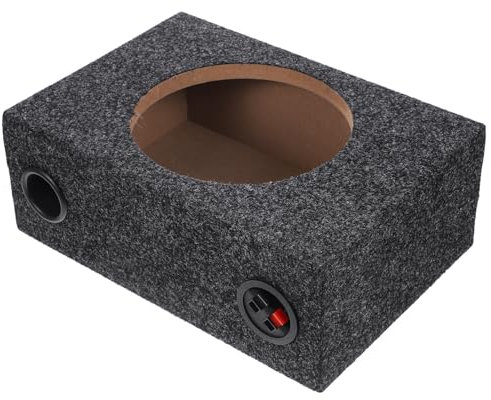 BESTOYARD 8-Zoll Subwoofer Kasten für Single Cab Autos Versiegeltes Gehäuse mit Teppichboden für Verbesserten Ton Auto Lautsprecher Zubehör für Audio Enthusiasten