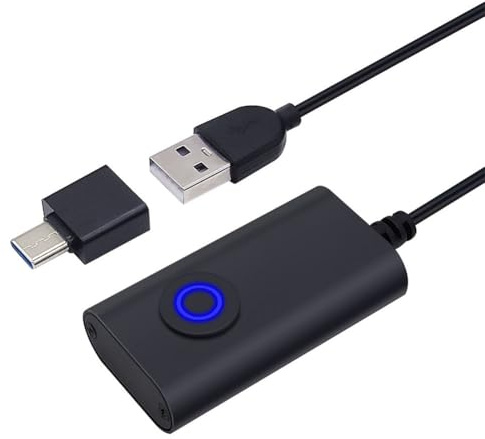 Koolenry 2 in 1 Mouse Wiggler Shaker USB Type-C Mouse Jiggler with on/OFF Switch Drive Free Automatic Mouse Shaker