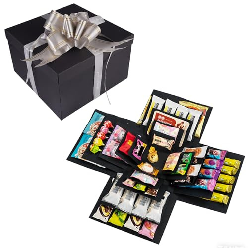 Explosionsbox Geburtstag, Surprise Box, überraschungsbox Geburtstag, Explosionsbox Bastelset, Explosionsboxs Groß, Fotobox überraschungsbox, DIY Explosionsboxo Geburtstagsgeschenk