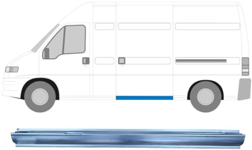 Panel de reparación del umbral de la puerta corredera para Fiat Ducato 1994-2006