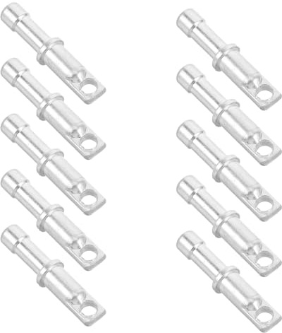 HEMOTON 10 Stück Endstopfen aus Aluminiumlegierung für 8,5mm Zeltstangen Wetterfeste Reparaturhülsen Ersatz Endkappen für Camping und Outdoor Zubehör