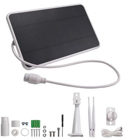 Tacdas Routeur Solaire 6W 4G, Répéteur WiFi, Routeur 4G à Énergie Solaire, Une Machine, Étanche IP66