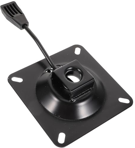 HOMOCONO Höhenverstellbare Schwarze Eisen Stuhlplatte mit Hebelgriff für Bürostühle Einfache Installation und Ersatzteil für Ergonomische Bürostuhlmechanik
