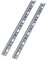Gedotec Schrankaufhänger Stahl verzinkt H10323 | 2 Stück Schrankhalter zum Schrauben Länge: 85,7 x 2,6 cm | Möbelaufhänger | Aufhängeschiene Metall | Schrankträger stabil | Schrankträger | Schwerlast