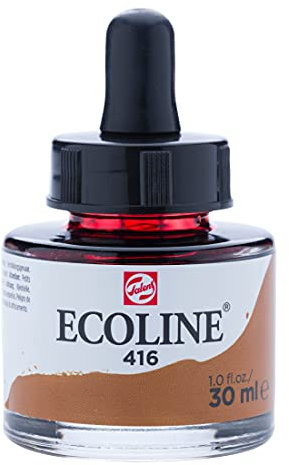Ecoline Flüssige Aquarellfarbe Flasche 30 ml Sepia 416 (11254161)