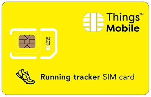 Carte SIM pour Tracker/Traceur GPS de Course - Things Mobile - Couverture Mondiale, réseau Multi-opérateur GSM/2G/3G/4G LTE, sans coûts Fixes, sans échéance. 10 € de crédit Inclus