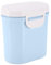 Zerodis Baby Milk Powder Dispenser, Kids Formula Seal Storage Box Container Micro Fridge Safe Child Candy Fruit Snack Cup Canister for Travel Picnic(L-Blue)