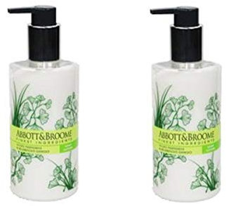 Abbott&Broome Handlotion Set 2 x 300 ml im Spender Wildes Tigergras & belebender Gingko