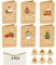 6 StüCk Weihnachtskarten Set, Weihnachtskarte Mit Umschläge Mini Weihnachten Karten Blanko Klappkarten Weihnachtskarten Postkarten Kommt Mit 6 Designs Merry Christmas (10.5cm*7cm)
