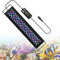 Aquarium LED Beleuchtung, 18W Dimmbare Aquarienbeleuchtung mit Timer für 45cm 1075 lumen Aquarium Fisch Tank Fisch Pflanze mit Verstellbarer Halterung