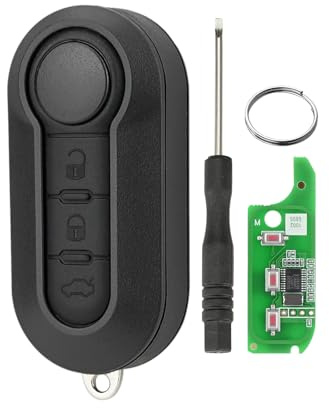 3 Tasten 433MHZ AutoFernbedienungsschlüssel für FIAT 500 Brava Bravo Evo Grande Doblo PCF7946 Chip Delphi System LTQFI2AM433TX Fernbedienungen