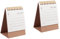 MAGICLULU 2st Kalender 2021 Kleiner Tischkalender 2020 Großer Tischkalender Memo-kalender Faltkalender Mini-monatskalender Schreibtisch Tagebuch Memobuch Büro Schmücken Papier Weiß