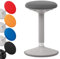 boho office® Stehhilfe, Sitzhilfe, Ergonomischer Hocker, Stehhocker, Stehsitz, Grau, Kunststoff, Gummifuß, 56-81 cm höhenverstellbar