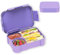 XJIANFU Brotdose Kinder mit Fächern,900ml Auslaufsichere Bento-Box, Kinder-Lunchbox,Auslaufsicher Fächern,Jausenbox Brotbox für,Mädchen & Jungen,Mikrowelle/spülmaschinenfest(Purple)