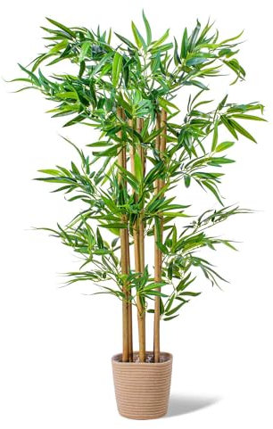 FRANKYSTAR Bamboo - Pianta Artificiale in vaso H120 cm