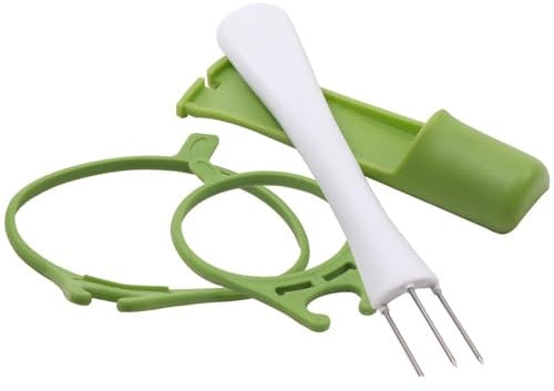 Pickle, pinza Pickle, forchetta multifunzione per la raccolta di frutta – pinza alimentare pepe d'oliva, utensile da cucina unico per bicchieri Pickle