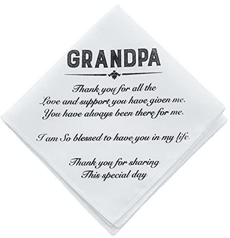 Wishprom Einstecktuch für Opa, Hochzeit, Party, Geschenk
