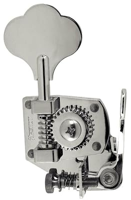 Hipshot D'Tuner Extender Key BT7 Chrome - Mechanisches Stimmgerät für Bass