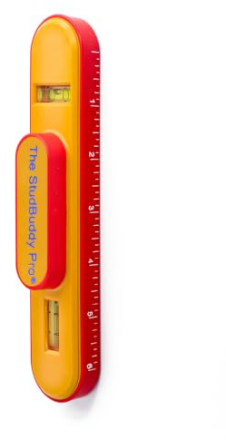 The StudBuddy Plus Magnetischer Bolzenfinder und Wasserwaage