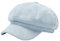 Damen Vintage Newsboy Cabbie Schirmmütze Warm Baker Boy Visor Hat Flache Kappe, Blassblau #2, Einheitsgröße