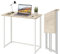 Dripex Table de Bureau Pliante Bureau Informatique Pliable Petit Table d'Ordinateur pour Bureau Domicile 80 x 45 x 74 cm - Couleur Chêne