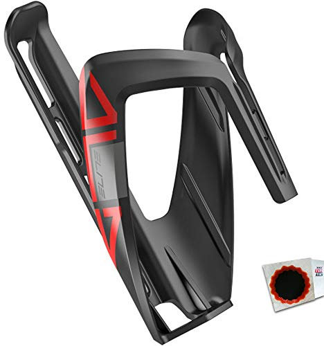 Elite Flaschenhalter ALA Matt schwarz rot ca. 39g Fahrrad