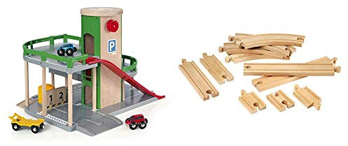 BRIO World Parking Garage Set for Kids Age 3 Years Up - Compatible with all BRIO Railway Train Sets & Accessories