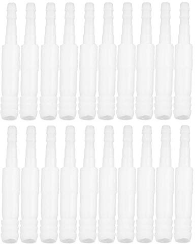 Pssopp 20pcs Aquarium Hose Adapter PVC Aquarium Air Pump Tube Connectors 4mm to 8mm