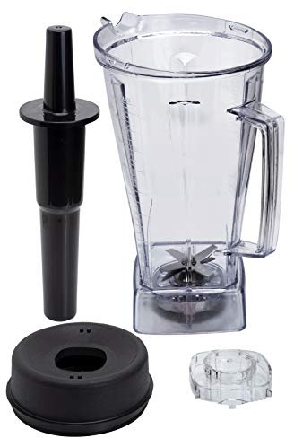 Récipient mélangeur 2 L - Récipient mélangeur transparent pour Vitamix - Prise en main dure
