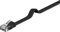 PremiumCord Câble réseau plat Ethernet LAN & patch Cat6 UTP rapide flexible & robuste Câble RJ45 1 Gbit/S, AWG30/7, câble en cuivre 100% Cu, noir 20 m