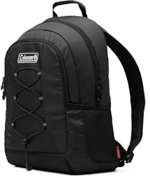 Coleman Chiller Insulated Backpack Cooler, Leakproof 28-Can Backpack Cooler with 12+ Hour Ice Retention, Made with Recycled Materials, Great for Beach, Camping, Hiking, Tailgates, Groceries, & More