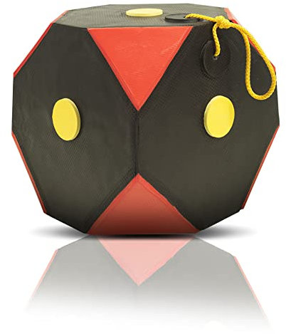 YATE Polimix Cube Variante 6 schwarz/rot mit Zielpunkten und Griff Bogenschießen Zielscheibe Bogenzielscheibe Schießwürfel bis 60lbs Armbrust Ziel Bogensport 30x30cm