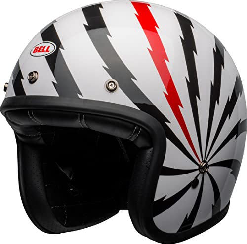 Bell Custom 500 DLX SE Vertigo Jethelm (White/Black/Red,S (55/56))