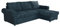 Mirjan24 Eckcouch Usero Cord mit Bettkasten und Schlaffunktion, Polsterecke mit abgerundete Armlehnen, Ecksofa Bettsofa, L-Form Sofa, Couch, Schlafcouch, Polstergarnitur (Poso 05)