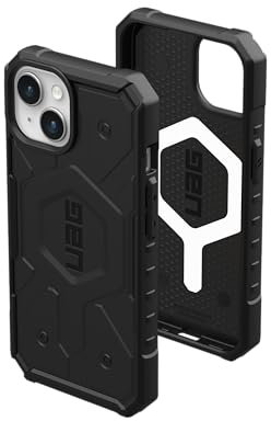 URBAN ARMOR GEAR UAG Case Compatible with iPhone 15 Plus Case 6.7 Pathfinder Black Built-in Magnet Compatible with MagSafe Charging Rugged Military Grade Dropproof Protective Cover