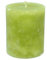 Stumpenkerze durchgefärbt 10 x Ø 8 cm (Limone)