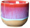 Ioensy Ceramic Cups,Espresso Cup, 150ml Sake Cup Japanese Style Handcrafted Kung Fu Tea Cup Handless for Cappuccino Coffee Milk Juice, Red