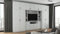 e-Meblast Dako - 3-teilige Schrankwand - 380x240x54 cm - Wohnwand - TV-Schrank - Wohnzimmer Schrank Set - Wandregal, Oberschränke, Einlegeböden, Schubladen, Kleiderstange - PVC-Kante - Anderson Kiefer