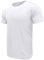 1er Pack T Shirt für Herren, Sport Tshirts Herren Laufshirt Kurzarm T-Shirt Funktionsshirt Atmungsaktiv Kurzarmshirt Sports Shirt Trainingsshirt Fitnessshirt für Männer White-L