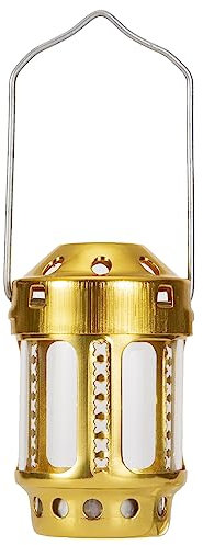 Funien Tragbare Kerzenlaterne, Nachtangeln, hängende Outdoor-Camping-Kerzenlampe aus Aluminiumlegierung,Kerzenlaterne