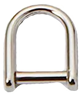 Hufeisen D-Zinklegierung für Karabiner, D-förmige Schnalle, D-Ring-Schäkel für PU, kleine D-Ringe, Schäkel mit Schrauben für Schlüsselanhänger, Schlüsselanhänger, Gürtel, Ledergeldbörse