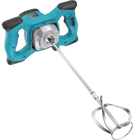 Farb-Mörtelrührer, 2700W Rührwerk, Betonmischer, mit 6 Einstellbaren Geschwindigkeiten, Industriemischer, M14 Rühreraufn, für Farbe, Gips, Zement, Mörtel