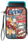 kwmobile Custodia Protettiva Compatibile con Nintendo 3DS XL - Astuccio con Chiusura Zip in Neoprene Pop Art multicolore
