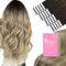 YoungSee Tape Extensions Echthaar Balayage Echthaar Extensions Tape Dunkelbraun Ombre Braun Blond Tape in Extensions Balayage 30g Invisible Tape Extensions Kleber 30cm fur Damen #4/14/60