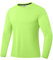 Men's Rash Guard Shirt UPF 50+ Sonnenschutz Kleidung Langarm-T-Shirts für Männer leichte schnell trocknende SPF UV Swim Shirts Gelb 05 L